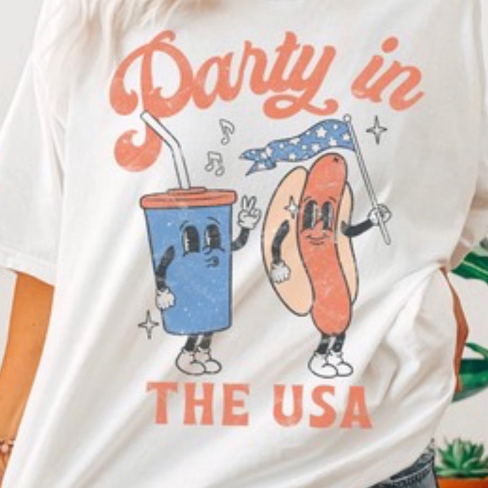 Party in the USA Oversized Tee